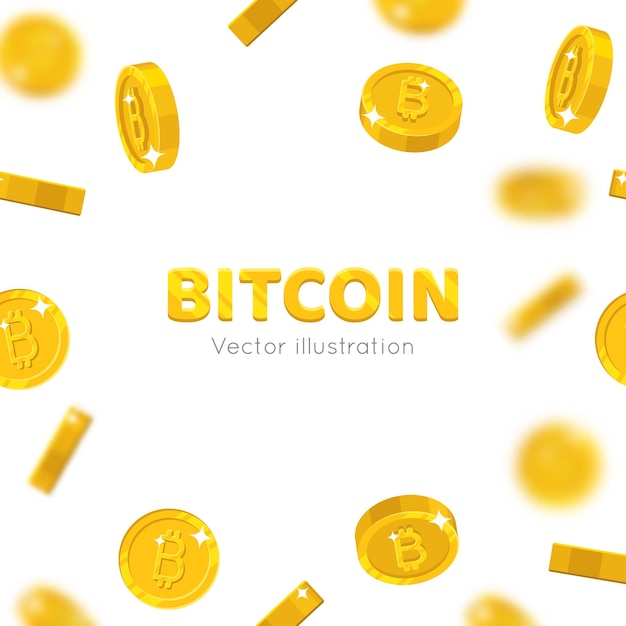 ビットコインの金貨が落ちる