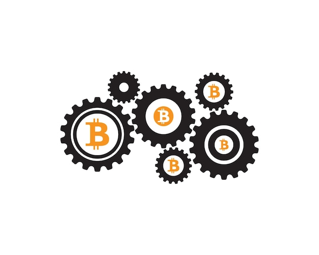 Bitcoin Icon illustration design