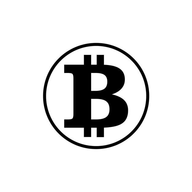 Bitcoin icon vector illustration design