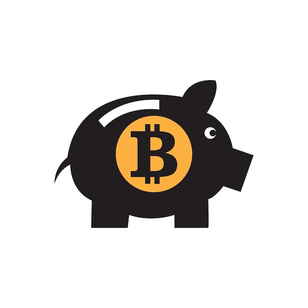 ビットコインのアイコン ベクトル イラスト デザイン