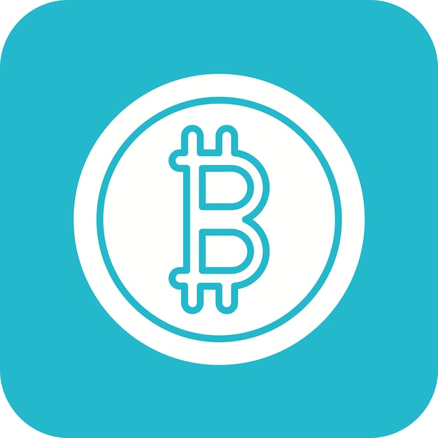 Bitcoin icon vector image Can be used for Cryptocurrency