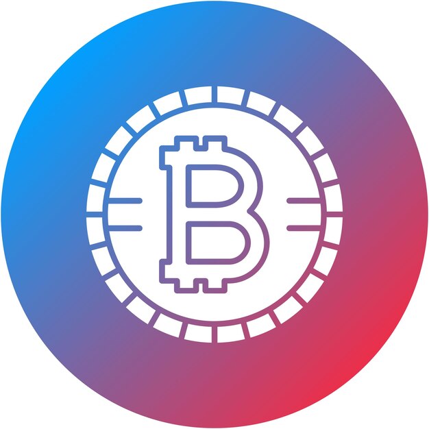 Vector bitcoin icon vector image can be used for fintech