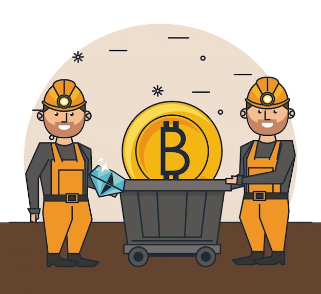 Bitcoin mining cartoons