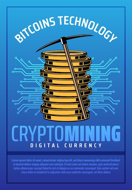 Bitcoin mining crypto currency coins