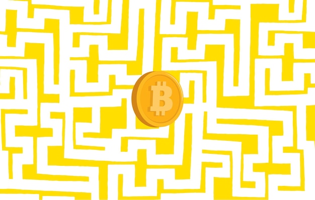 Soldi bitcoin intrappolati nel labirinto