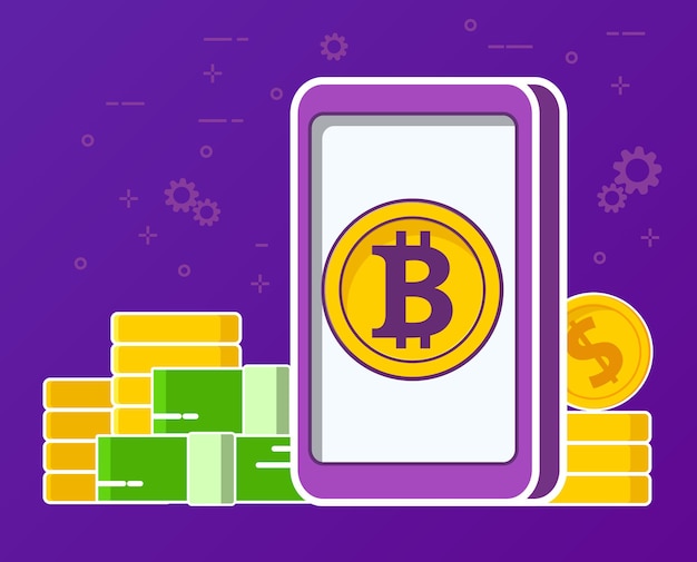 Bitcoin smartphone Crypto currency technology