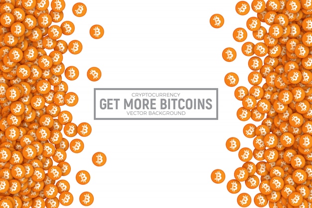 Bitcoin vector abstracte conceptuele illustratie