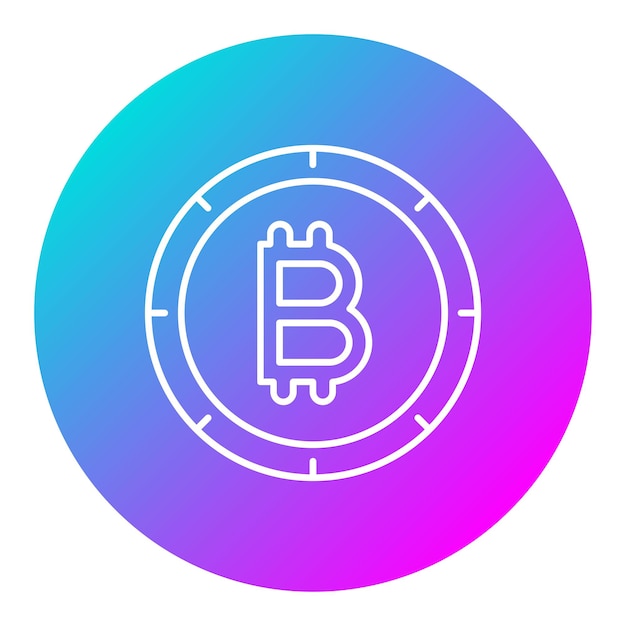 Bitcoin vector icon Can be used for Banking and Finance iconset
