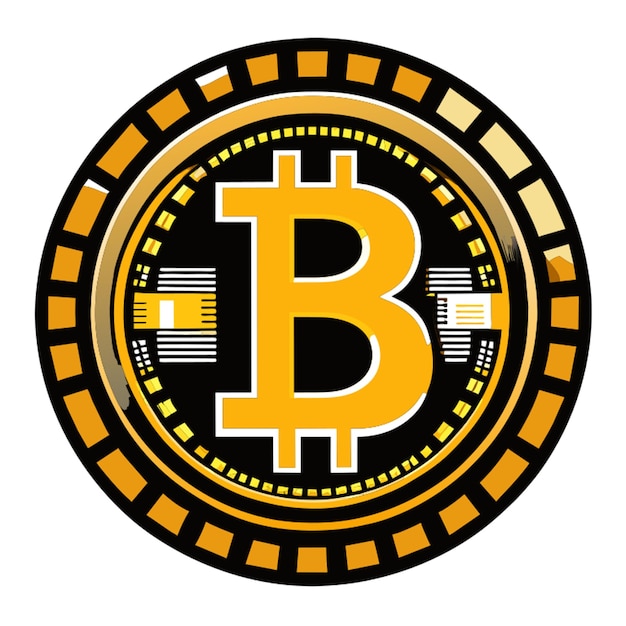 Vector bitcoin vector illustration