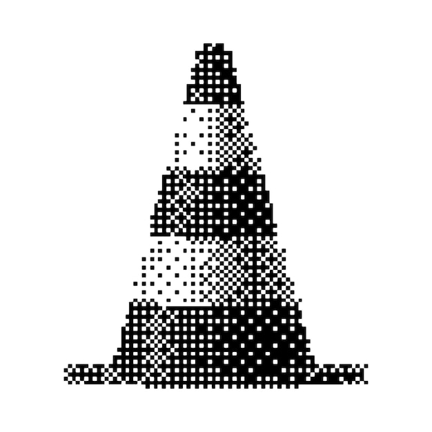 Bitmap of road cone icon