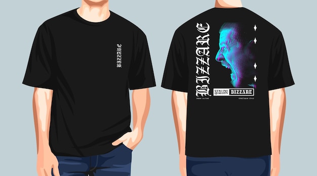 Bizzare streetwear tshirt design