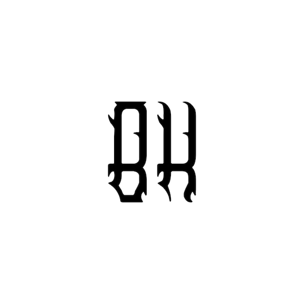 BK monogram logo design letter text name symbol monochrome logotype alphabet character simple logo