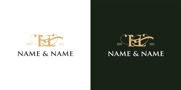 BL logo luxe ontwerp