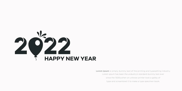 Black 2022 new year calendar.for free vector holiday card