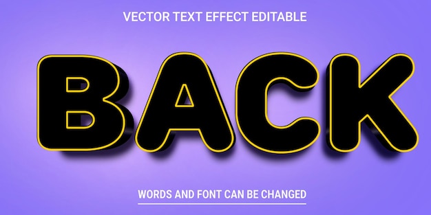 Black 3d Editable Text Effect With Background