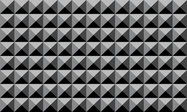 black 3d pyramid pattern background design eps 10 vector