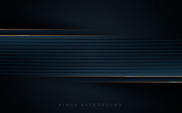 Black abstract background line decoration