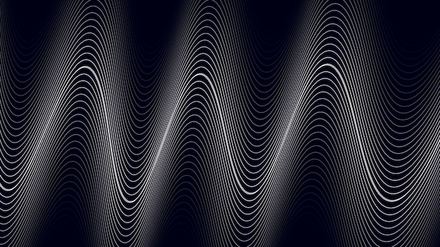Black abstract background with curve line for backdrop or presentation