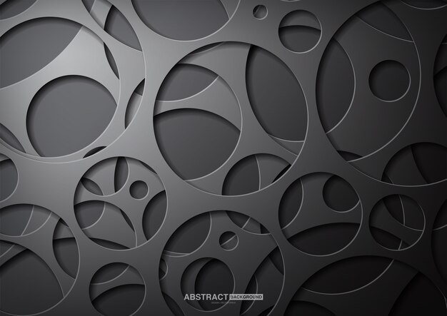 Black abstract background with dark concept..