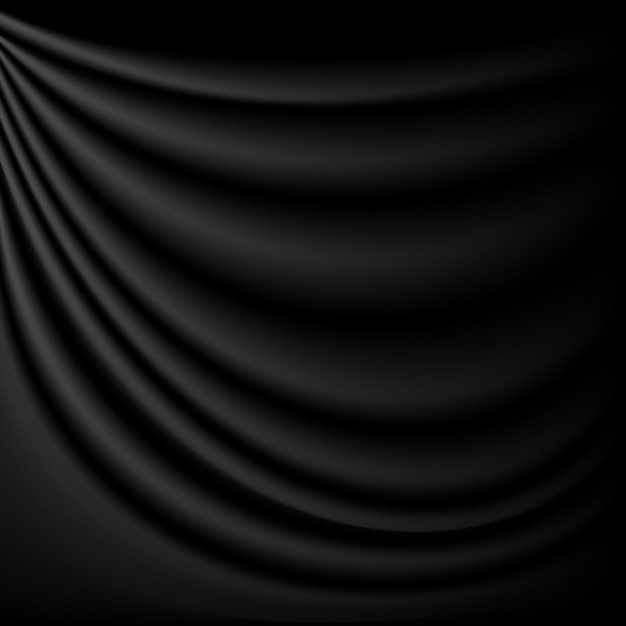 Black Abstract Cloth for Background