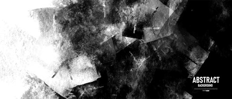 Вектор Черно-белый абстрактный гранж текстуры фона