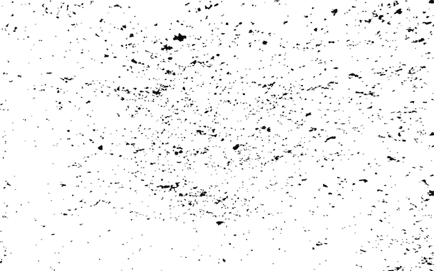 Вектор Черно-белый гранжевый текстурный эффект фона с проблемным наложением грубой текстурированной концепции