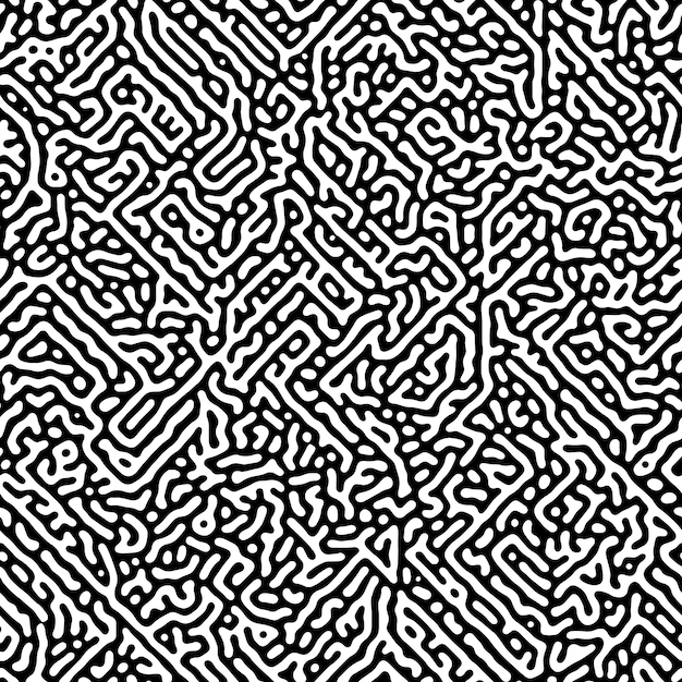 Черно белая схема бесшовный паттерн вектор контраст абстрактный фон
