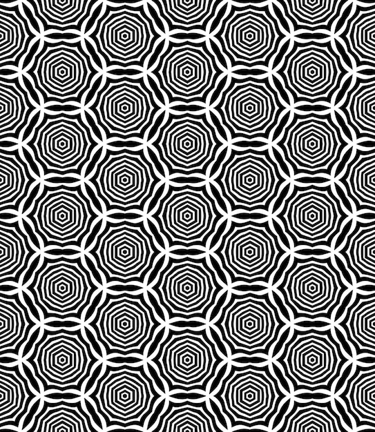 Вектор Черно-белый бесшовный абстрактный рисунок фон и фон серый декоративный дизайн мозаичные орнаменты векторная графическая иллюстрация eps10
