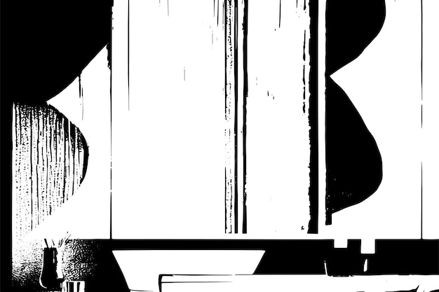 黒と白のテクスチャー - 白の背景に黒のテクスチャ - ベクトルイラスト - 背景テクスチャー