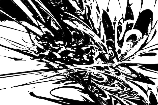 ベクトル 黒と白のベクトル画像のオーバーレイ モノクロム・グランジ・バックグラウンド・テクスチャー