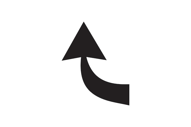 Black arrow icon Flat style arrow icon for your website