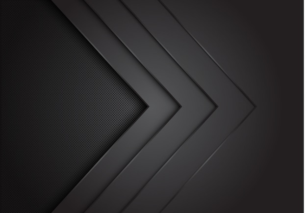 Black arrow layer direction overlap with circle mesh background.