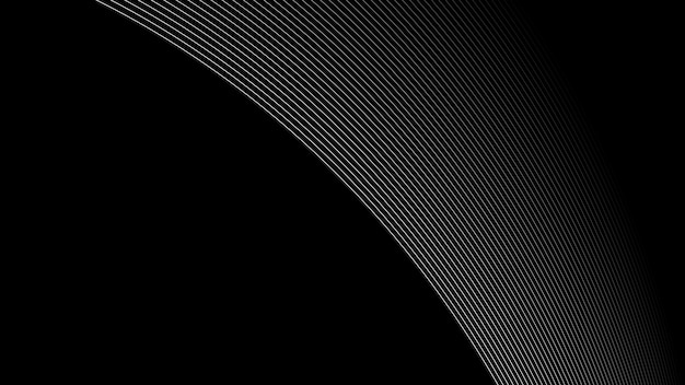 Black Background Lines vector image abstract wallpaper for backdrop or decoration