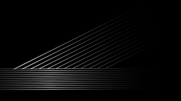 Black Background Lines vector image abstract wallpaper for backdrop or decoration