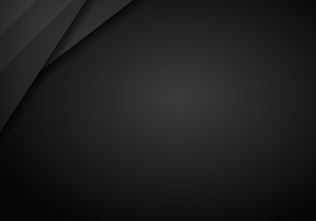 Vector black background overlap dimension grey vector