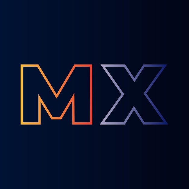 a black background with a colorful x on it