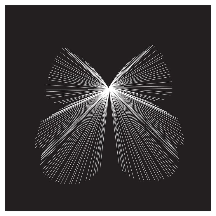 Vector a black background with a flower and the words dandelion on it