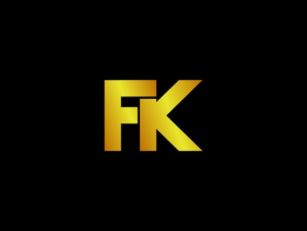 A black background with a gold letter f and a black background