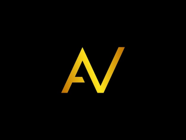 A black background with a gold letters a and a black background