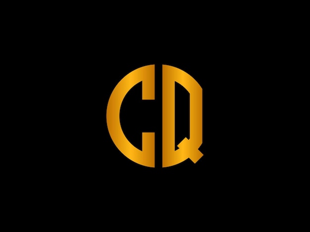 A black background with the letters c and c in gold.