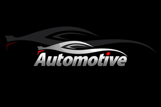 a black background with a logo for automotive.