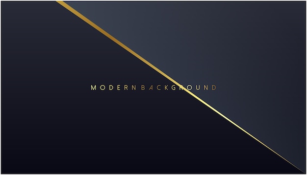 Black background with luxury dark golden geometric elements