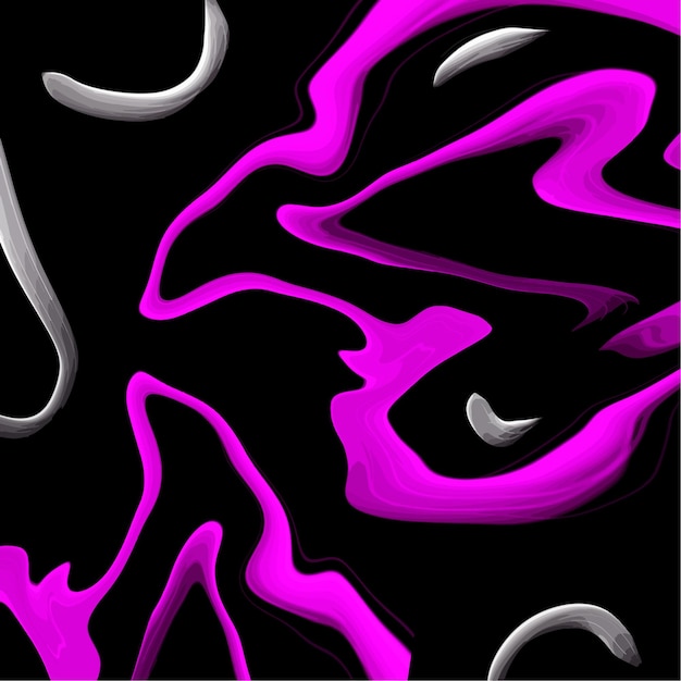 Vector a black background with pink and purple graffiti on it