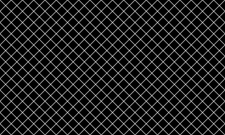 Vector black background with white grid lines diagonal vector illustration