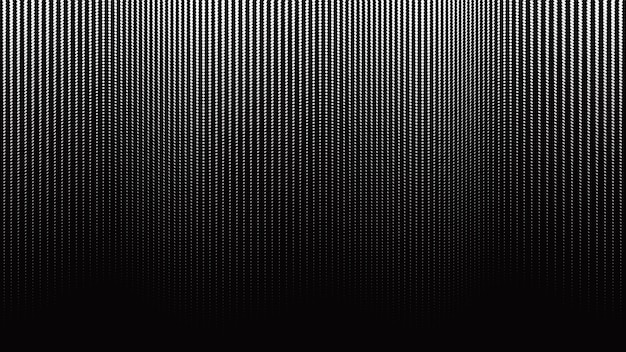 Vector black background with white halftone dots