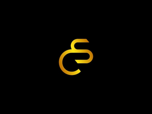 A black background with a yellow letter sc on it