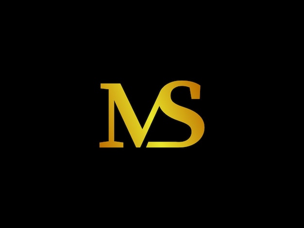 A black background with a yellow ms logo on it