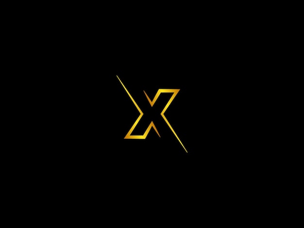 노란색 x 로고가 있는 검은색 배경