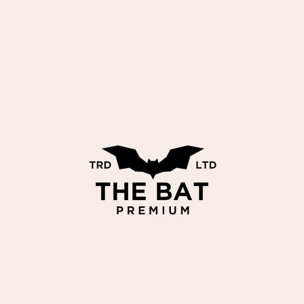 The black bat logo designs