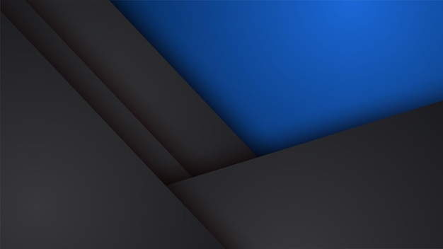 black and blue abstract background paper shine and layer element vector for presentation design suit for business corporate institution party festive seminar and talks